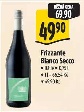 Frizzante Bianco Secco, 0,751