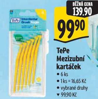 TePe Mezizubní kartáček, 6 ks Albert