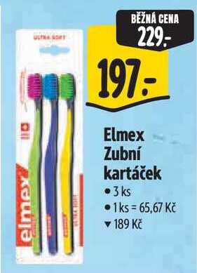 Elmex Zubní kartáček, 3 ks Albert