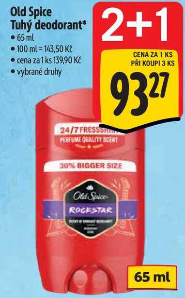 Old Spice Tuhý deodorant, 65 ml Albert