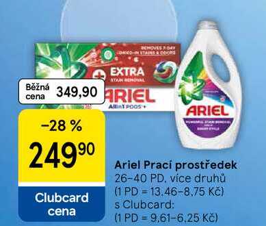 Ariel Prací prostředek, 26-40 PD, více druhů  
