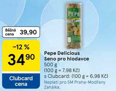 Pepe Delicious Seno pro hlodavce, 500 g