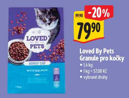 Loved By Pets Granule pro kočky, 1,4 kg