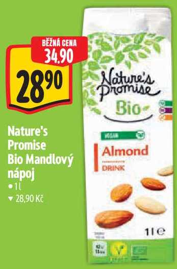 Nature's Promise Bio Mandlový náрој, 1 l