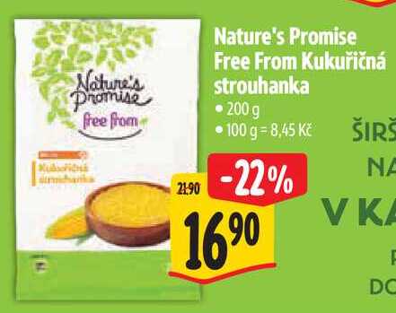 Nature's Promise Free From Kukuřičná strouhanka, 200 g 