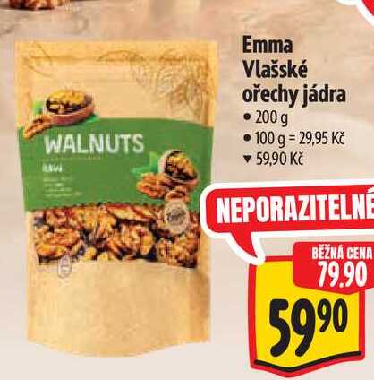 Emma Vlašské ořechy jádra, 200 g 
