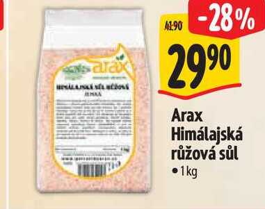 Arax Himálajská růžová sůl, 1kg