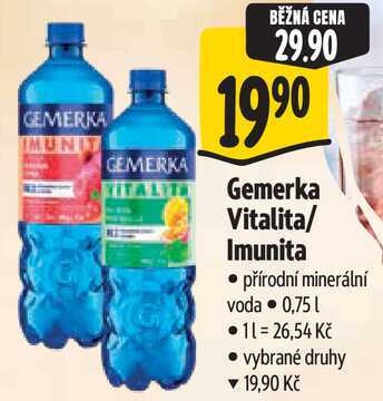 GEMERKA VITALIT Gemerka Vitalita/ Imunita, 0,75