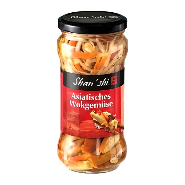 Shan'shi Asijská zelenina na wok
