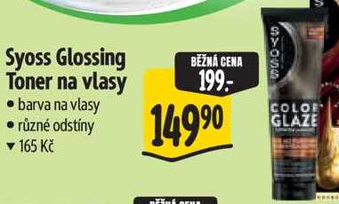 Syoss Glossing Toner na vlasy