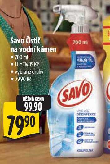 Savo Čistič na vodní kámen, 700 ml Albert