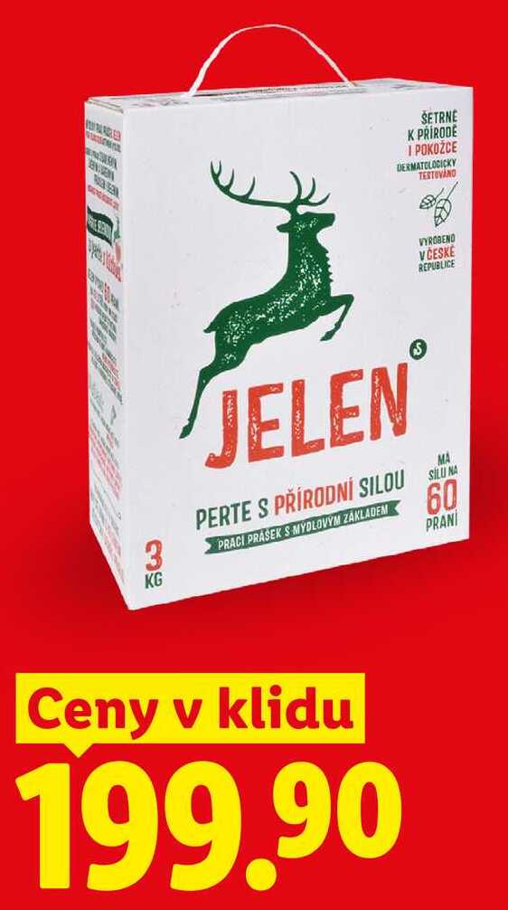 JELEN, 3 kg/60 PD