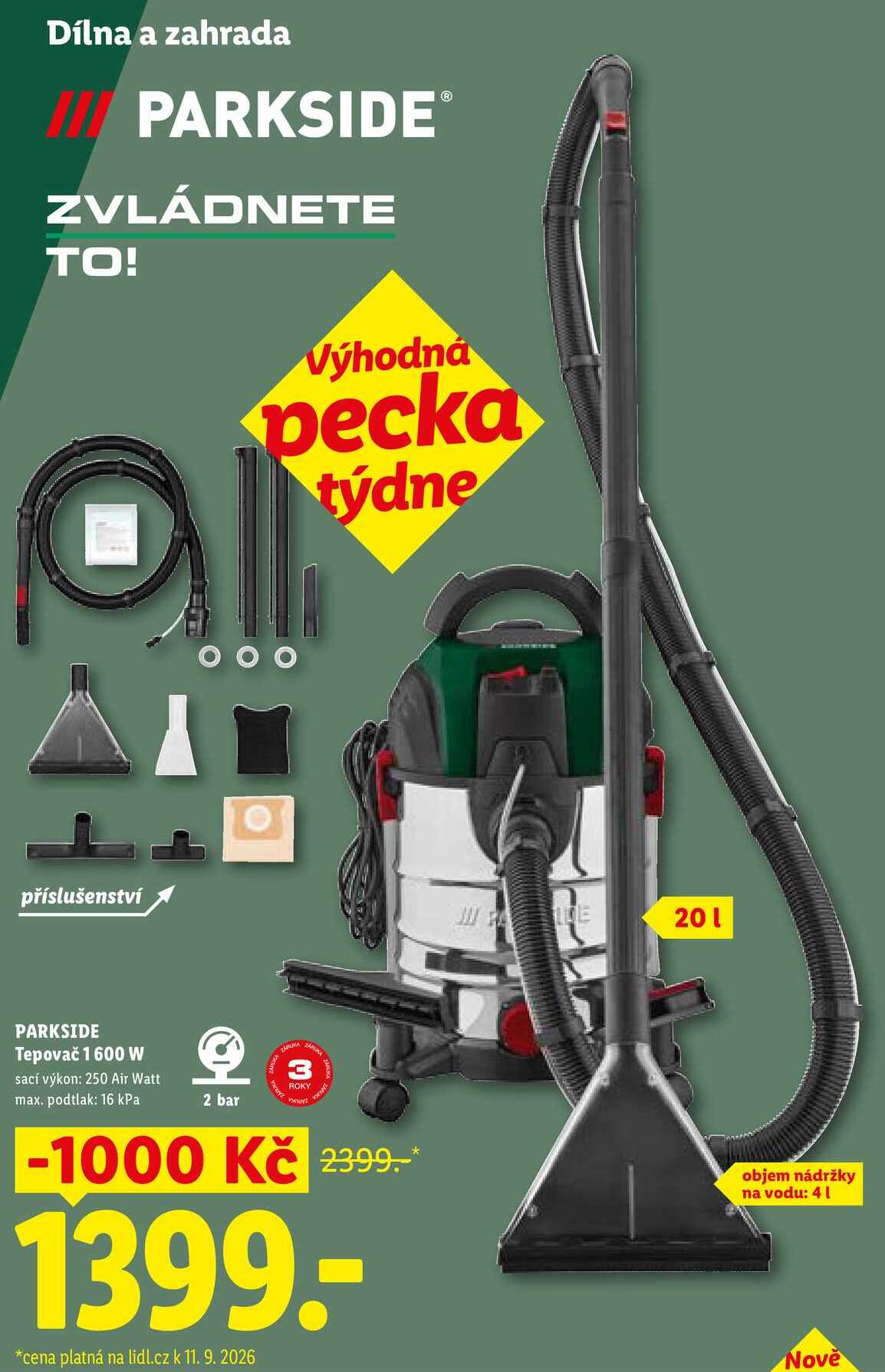 PARKSIDE Tepovač 1600 W
