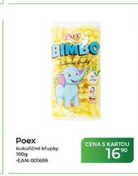 Poex kukuřičné křupky 100g