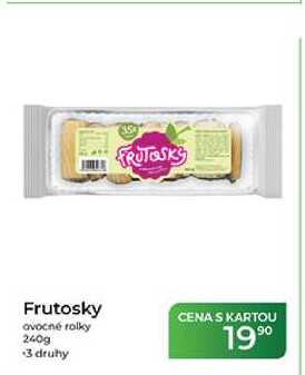 Frutosky ovocné rolky 240g