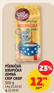 PŠENIČNÁ KRUPIČKA JEMNÁ CRIP CROP, 500 g