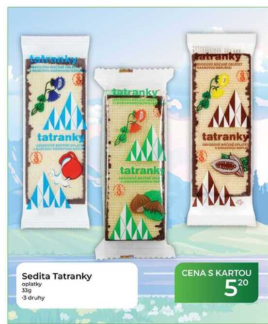 Sedita Tatranky oplatky 33g