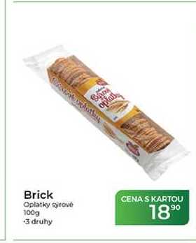 Brick Oplatky syrové 100g