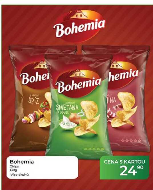 Bohemia Chips 130g 