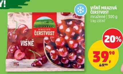 VIŠNĚ MRAZIVÁ ČERSTVOST mražené, 300 g