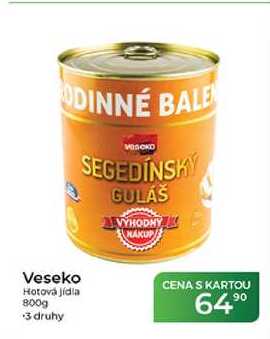 Veseko Hotová jídla 800g
