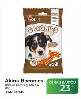 Akinu Baconies měkké pamlsky pro psy 85g