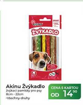 Akinu Žvýkadlo žvýkací pamlsky pro psy 8cm-22cm