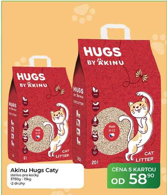 Akinu Hugs Caty stelivo pro kočky 3750g-15kg