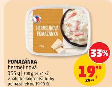 POMAZÁNKA hermelínová, 135 g