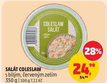 SALÁT COLESLAW s bílým, červeným zelím, 350 g