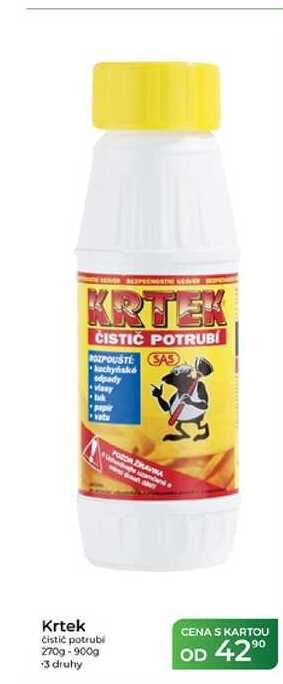Krtek čistič potrubi 270g-900g Tamda Foods