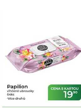 Papilion vlhčené ubrousky 64ks Tamda Foods