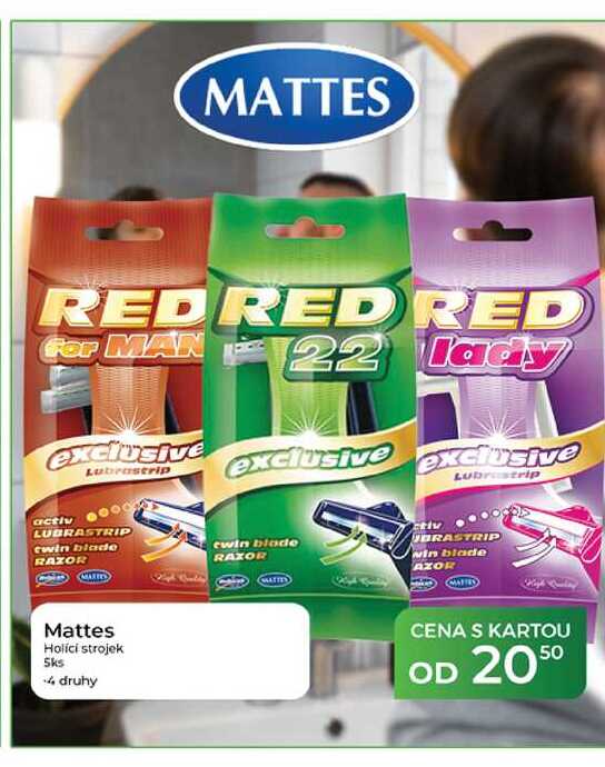 Mattes Holící strojek 5ks