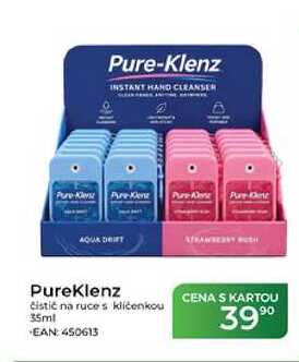 PureKlenz čistič na ruce s klíčenkou 35ml