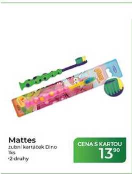 Mattes zubní kartáček Dino 1 ks