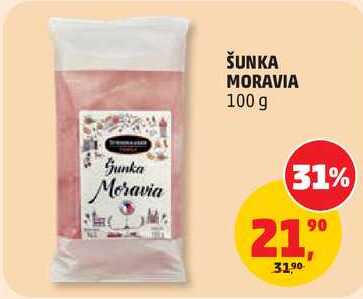 ŠUNKA MORAVIA, 100 g
