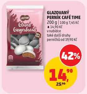 GLAZOVANÝ PERNÍK CAFÉ TIME, 200 g