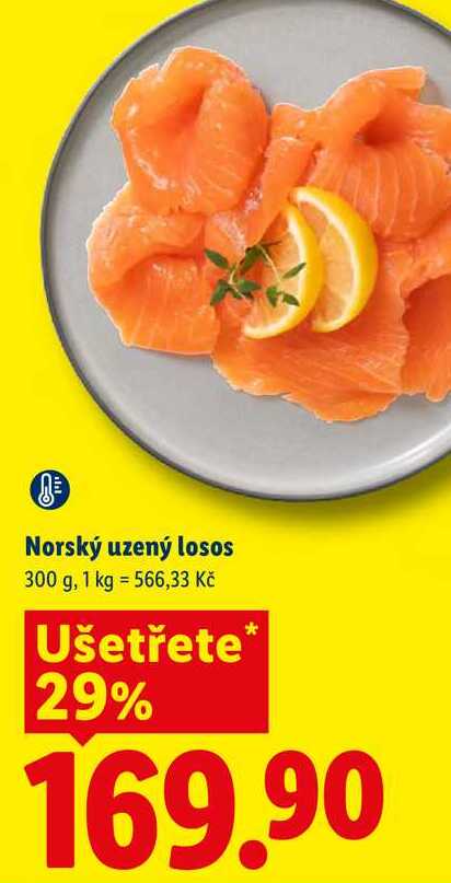 Norský uzený losos, 300 g