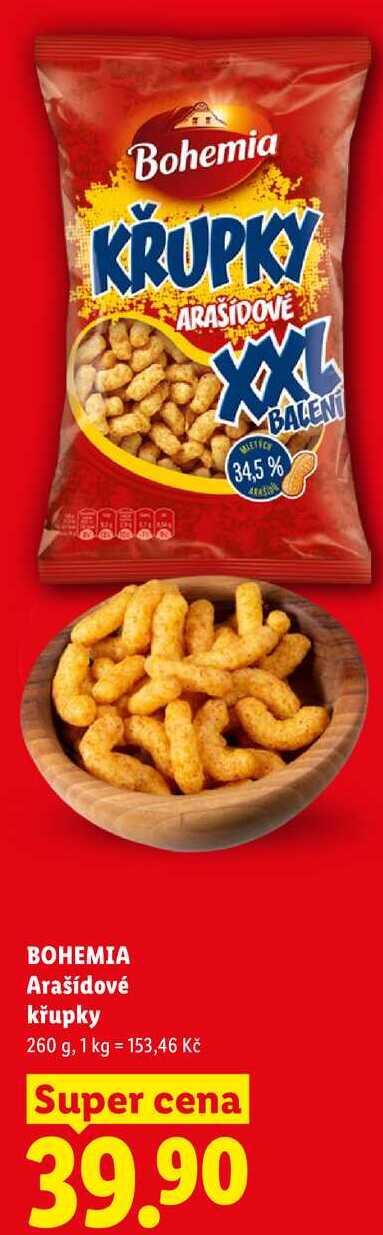 BOHEMIA Arašídové křupky, 260 g