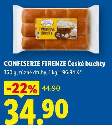CONFISERIE FIRENZE České buchty, 360 g 