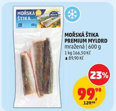 MOŘSKÁ ŠTIKA PREMIUM MYLORD mražená, 600 g