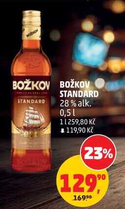 BOŽKOV STANDARD 28% alk., 0,5 l