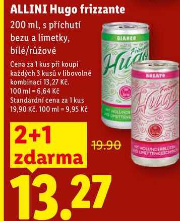 ALLINI Hugo frizzante, 200 ml