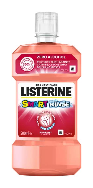 Listerine Ústní voda pro děti Smart Rinse Mild Berry, 500 ml ROSSMANN