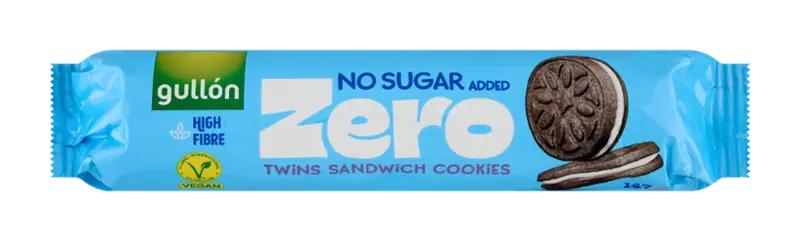 Gullón Sušenky plněné krémem Zero Twins Cocoa, 147 g