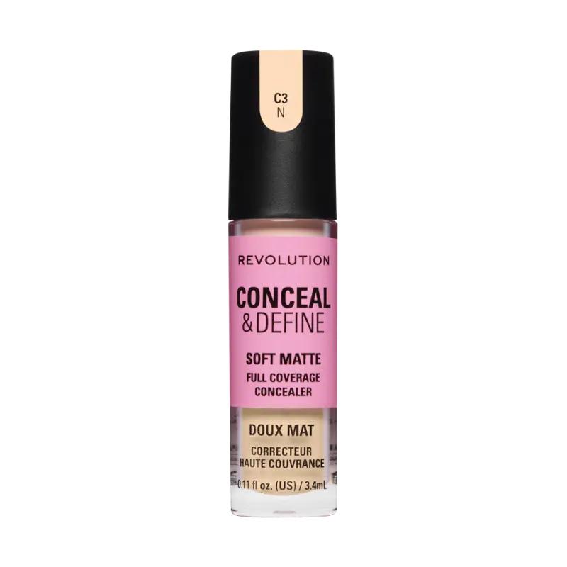 Makeup Revolution Vysoce krycí korektor Conceal & Define, 1 ks ROSSMANN