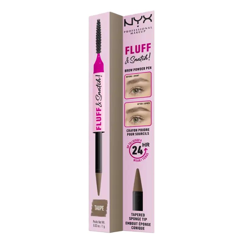 NYX Professional Makeup Tužka na obočí Fluff & Snatch!, 1 ks