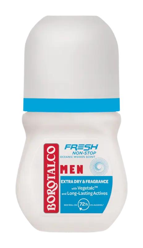 Borotalco Antiperspirant roll on Men Fresh Non-Stop Oceanic Woods, 50 ml ROSSMANN