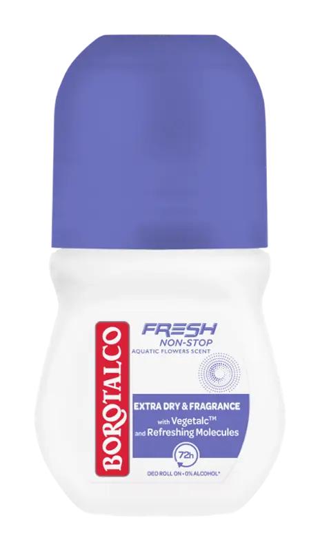 Borotalco Antiperspirant roll on Fresh Non-Stop Aquatic Flowers, 50 ml ROSSMANN