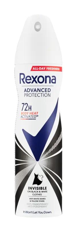 Rexona Antiperspirant sprej pro ženy Invisible Black & White, 150 ml ROSSMANN